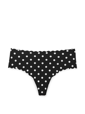 Трусики No-Show Thong Panty Black Dot