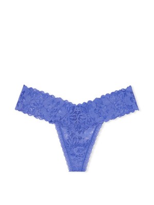 Трусики Lacie Lace-Up Blue Thong Panty