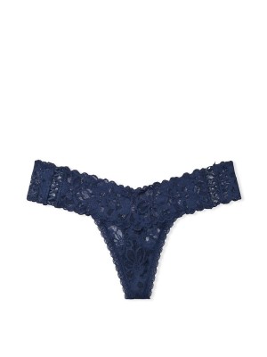 Трусики Lacie Lace-Up Noir Navy Thong Panty
