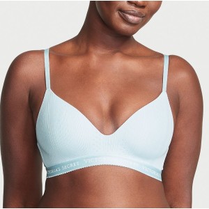 Комплект белья T-shirt Lightly lined wireless Pointelle Resort Blue