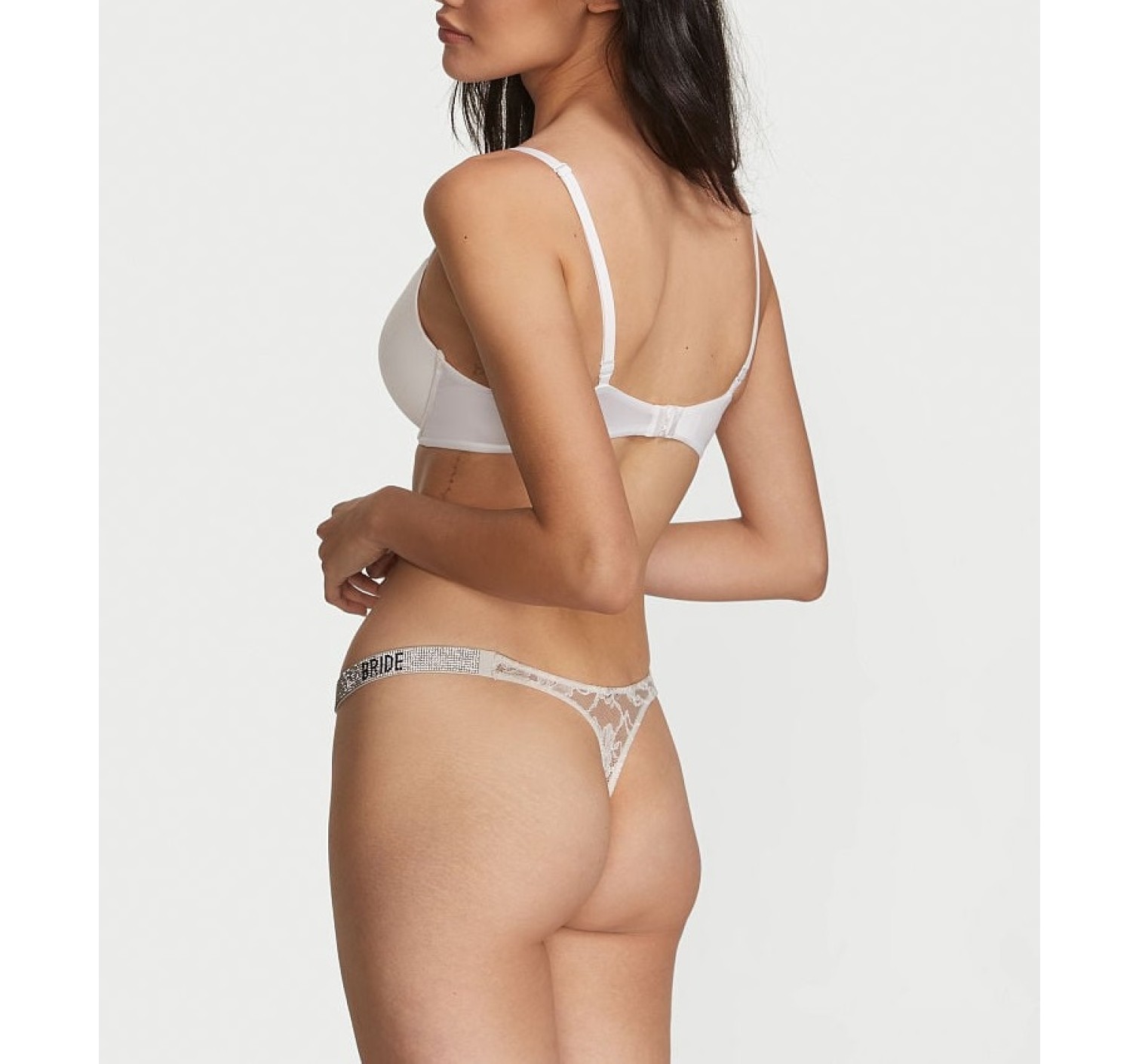 Трусики Bride Very Sexy Shine Strap Lace White panty