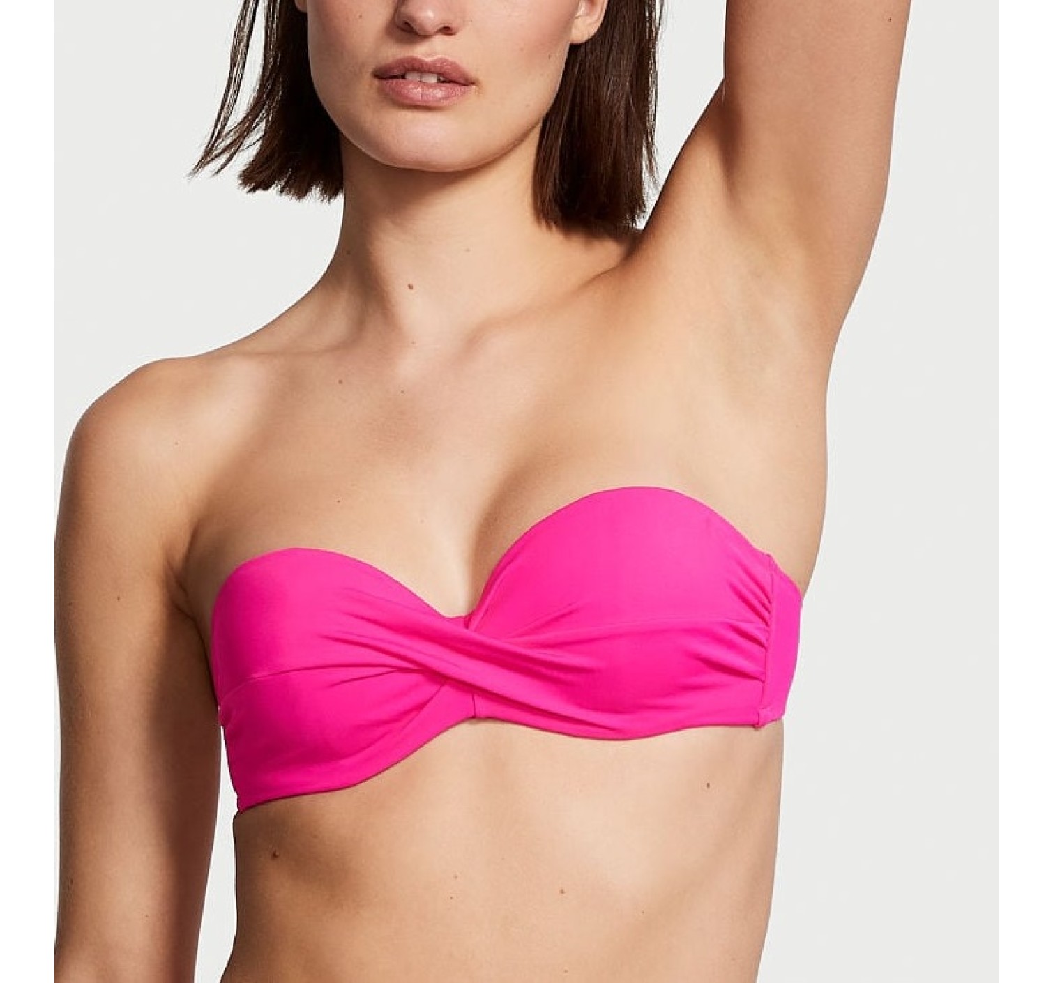 Купальник Mix-and-Match Twist Bandeau Bikini Forever Pink