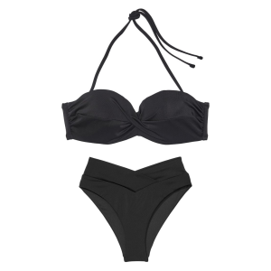 Купальник Mix-and-Match Twist Bandeau Bikini Black