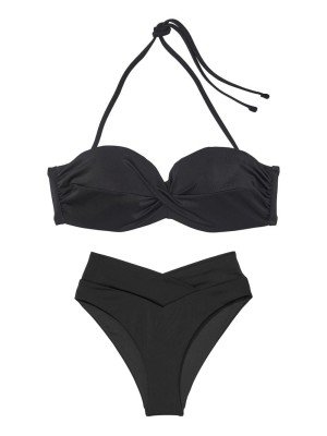 Купальник Mix-and-Match Twist Bandeau Bikini Black