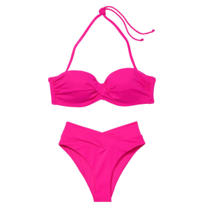 Купальник Mix-and-Match Twist Bandeau Bikini Forever Pink