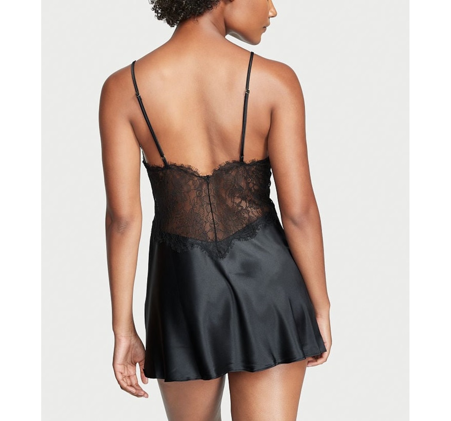Пеньюар Very Sexy Lace Plunge Slip Black