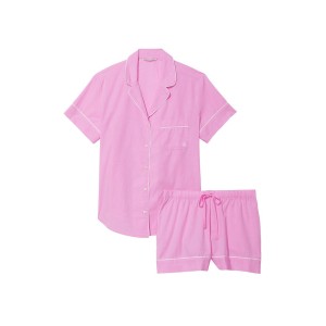 Пижама Cotton Short Pajama Set Lilac Chiffon Flora