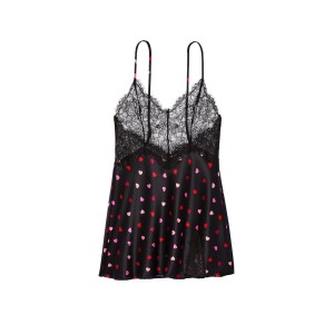 Пеньюар Very Sexy Lace Plunge Slip Multi Tossed Hearts