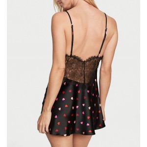 Пеньюар Very Sexy Lace Plunge Slip Multi Tossed Hearts