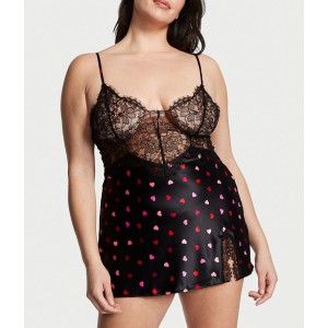 Пеньюар Very Sexy Lace Plunge Slip Multi Tossed Hearts