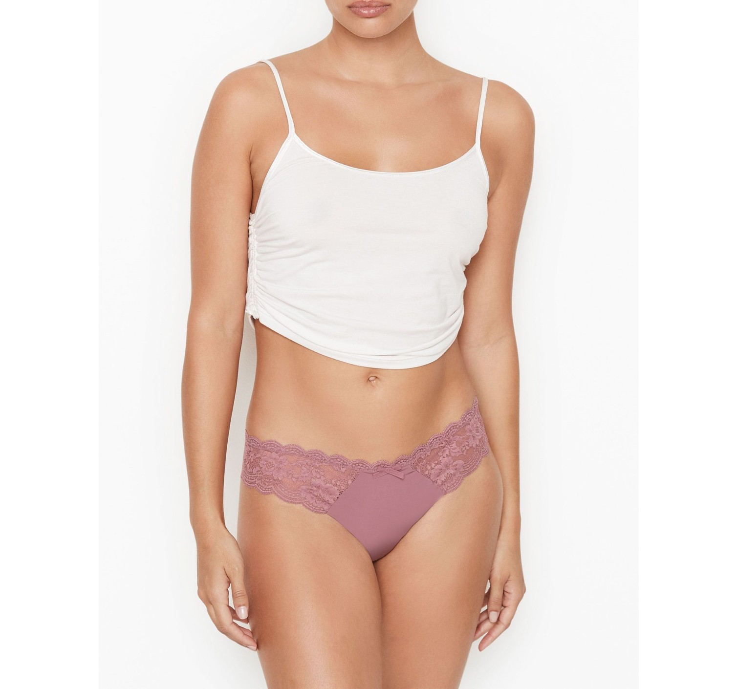 Трусики Lace Thong Knickers Mauve