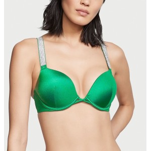 Купальник Shine Strap Bombshell Add-2-Cups Push-Up Bikini Verdant Green