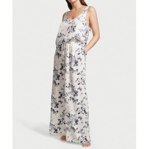 Пижама Tencel PJ Set Cami Long White Butterfly