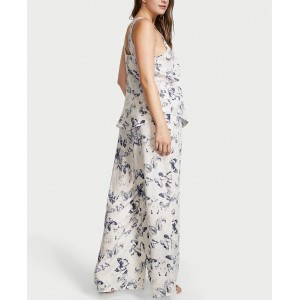 Пижама Tencel PJ Set Cami Long White Butterfly