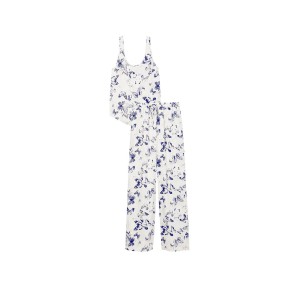Пижама Tencel PJ Set Cami Long White Butterfly