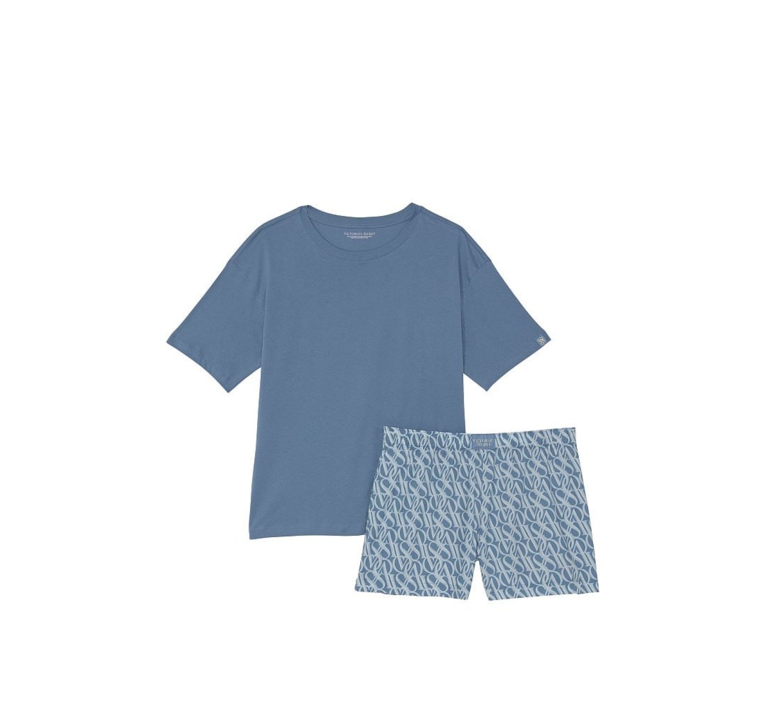 Піжама Cotton Short Tee-jama Set Blue Logo