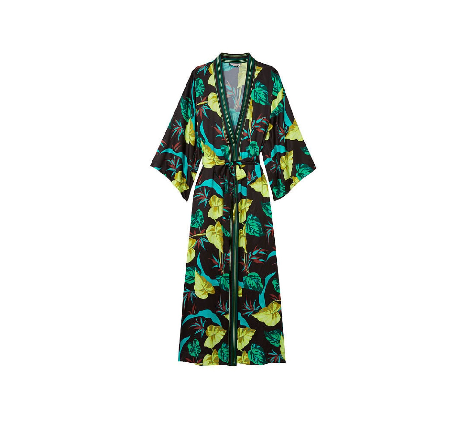 Халат Long Satin Robe Green