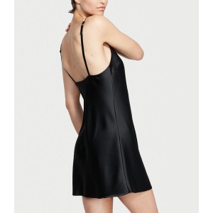 Пеньюар Shine Strap Slip Black