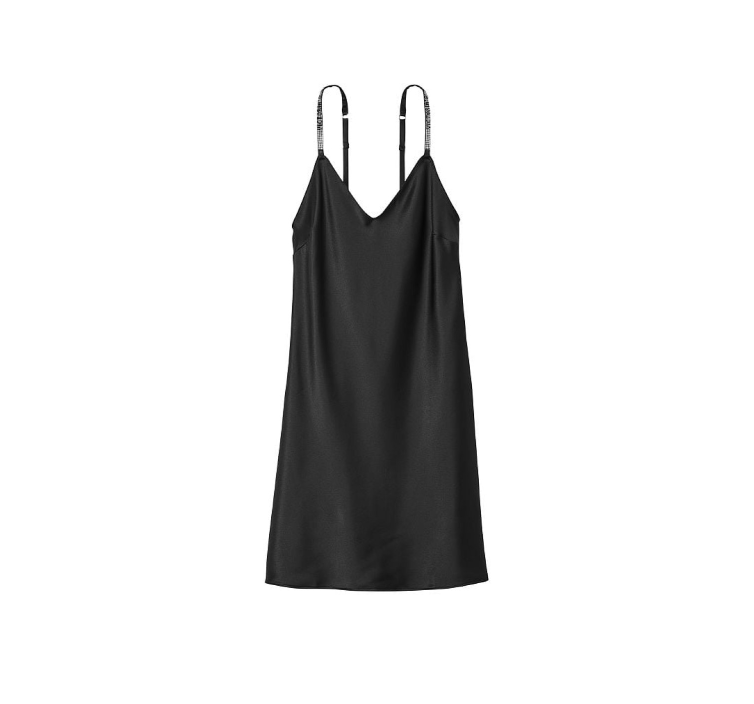 Пеньюар Shine Strap Slip Black