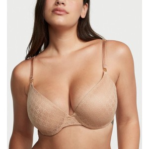 Комплект білизни Icon by Victoria's Secret Push-Up Demi Bra Praline Set