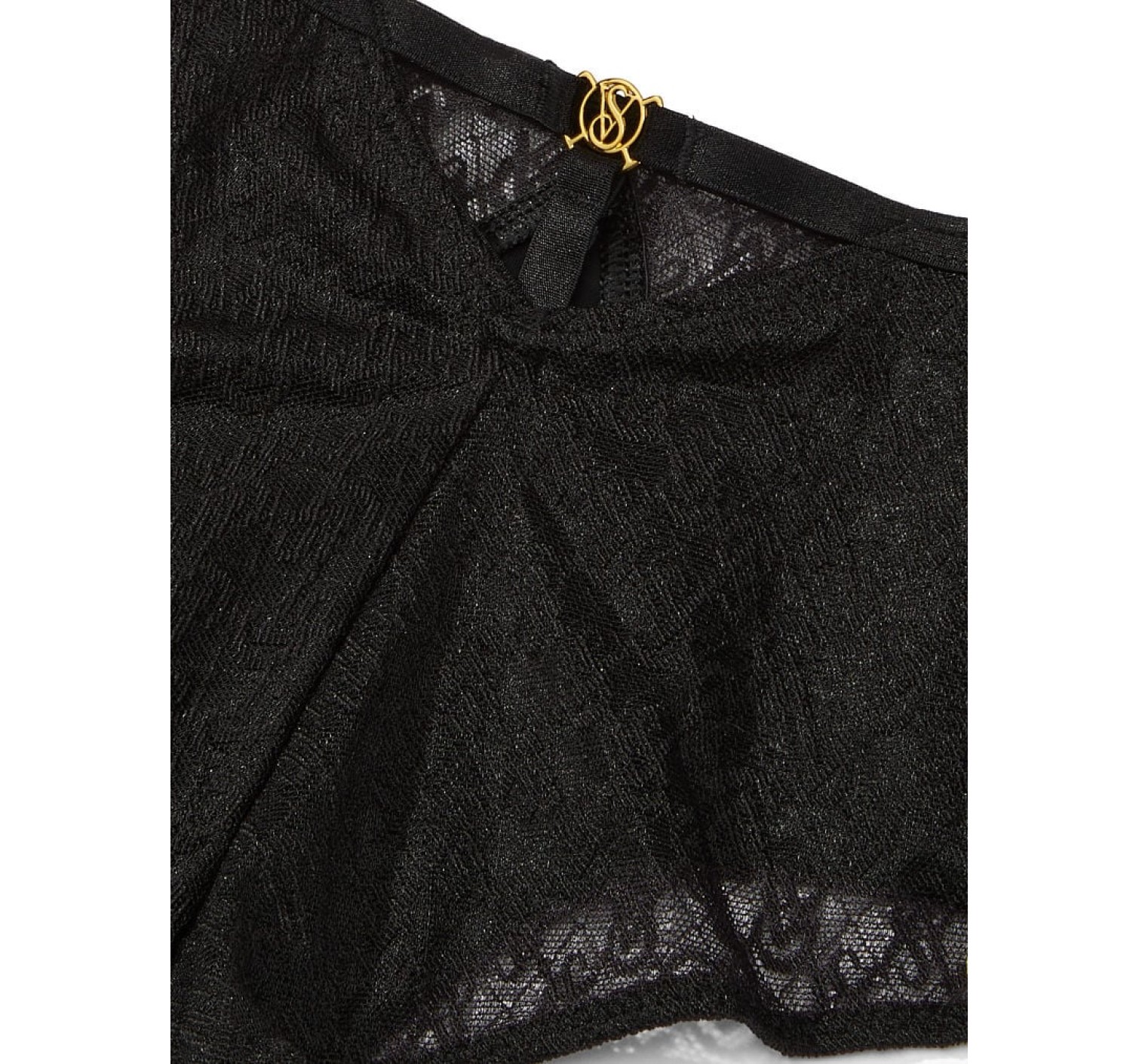 Трусики Icon by Victoria's Secret Lace Cheeky Panty Black