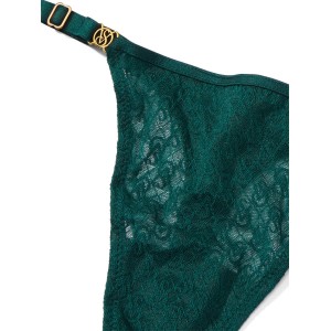 Трусики Icon Lace Adjustable String Thong Panty Black Ivy