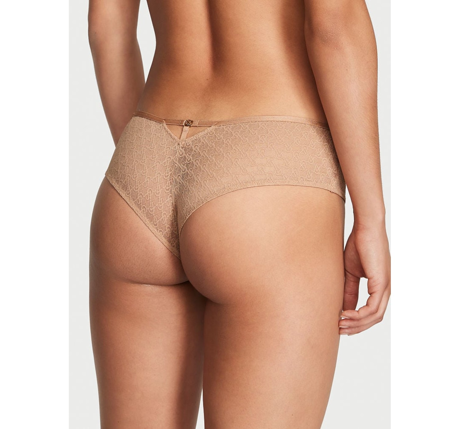 Трусики Icon by Victoria's Secret Lace Cheeky Panty Praline