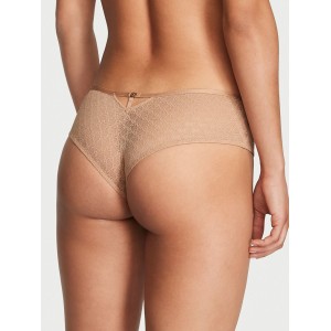 Трусики Icon by Victoria's Secret Lace Cheeky Panty Praline