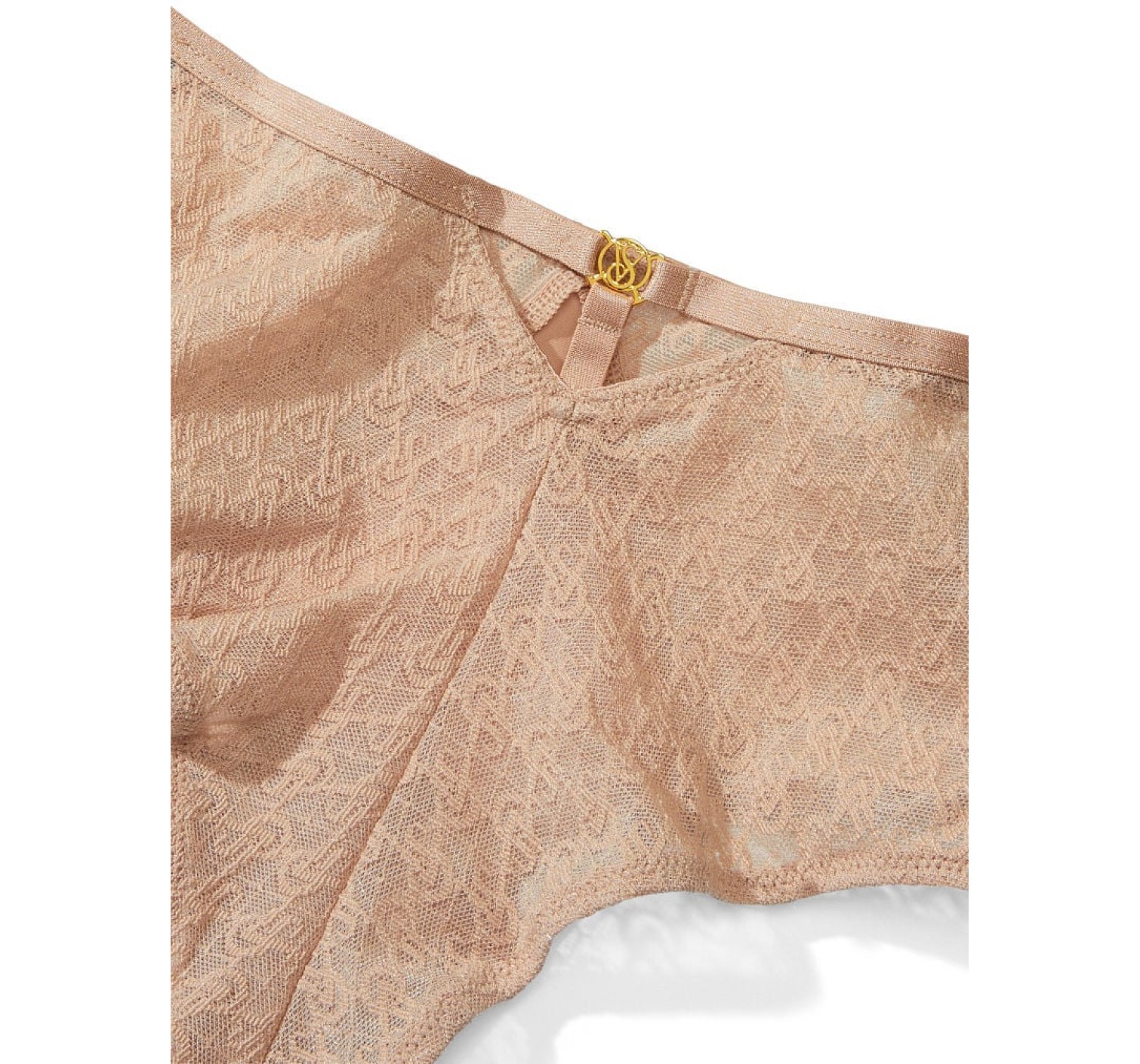 Трусики Icon by Victoria's Secret Lace Cheeky Panty Praline