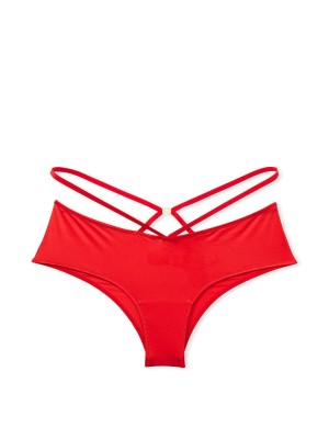 Трусики So Obsessed Strappy Cheeky Panty Lipstick Red