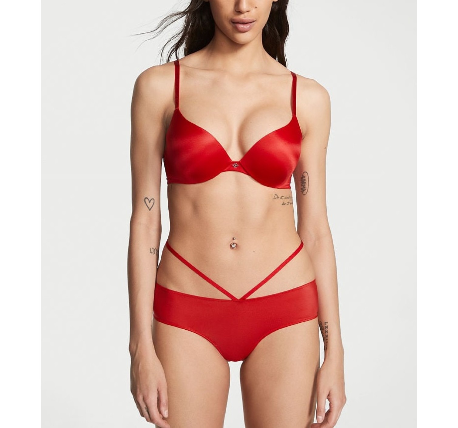 Трусики So Obsessed Strappy Cheeky Panty Lipstick Red