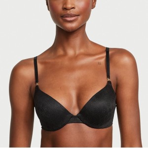 Комплект білизни Icon by Victoria's Secret Push-Up Demi Bra Black Set