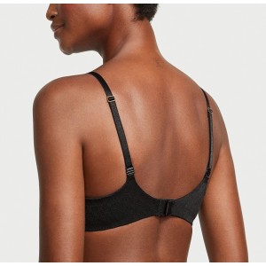 Комплект білизни Icon by Victoria's Secret Push-Up Demi Bra Black Set