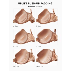 Комплект білизни Icon by Victoria's Secret Push-Up Demi Bra Praline Set
