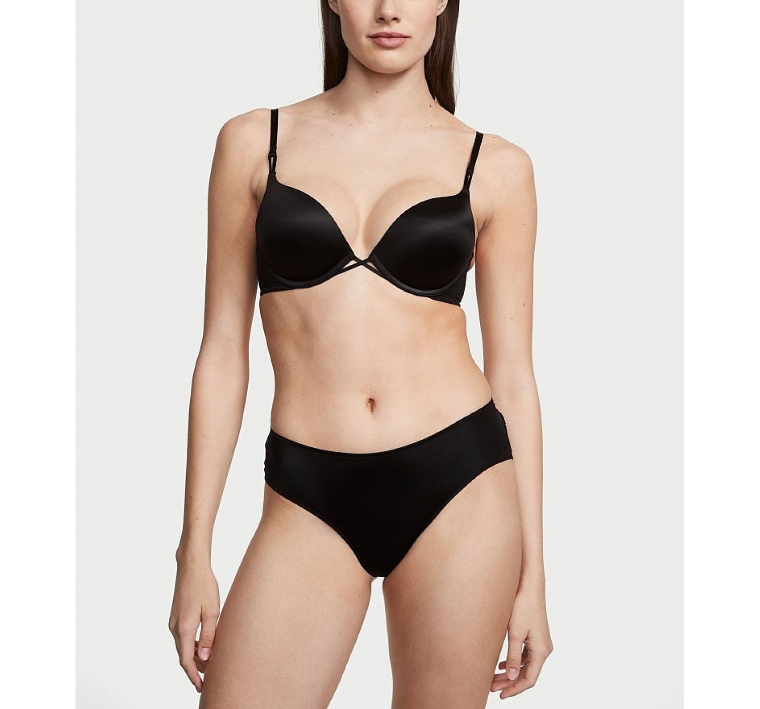 Трусики Lace-Trim Cheeky Panty Lace Detail Black