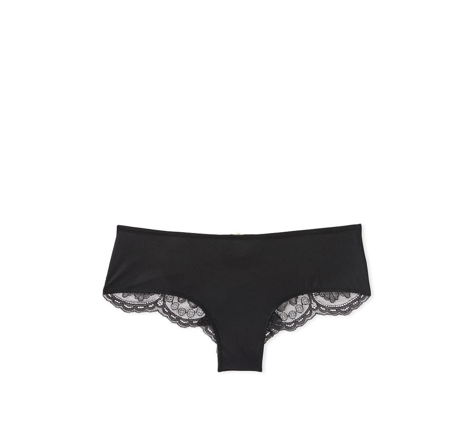 Трусики Lace-Trim Cheeky Panty Lace Detail Black