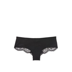 Трусики Lace-Trim Cheeky Panty Lace Detail Black