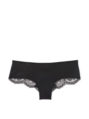 Трусики Lace-Trim Cheeky Panty Lace Detail Black