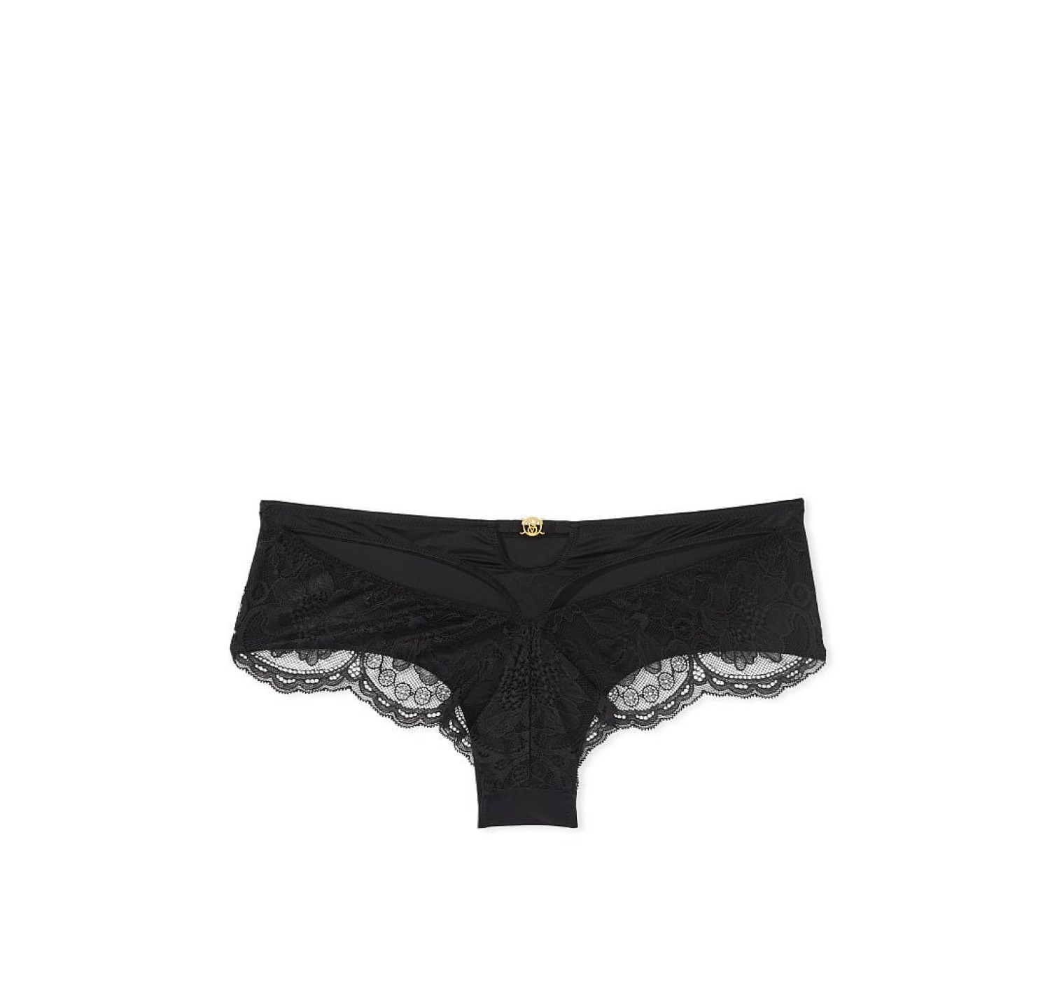 Трусики Lace-Trim Cheeky Panty Lace Detail Black
