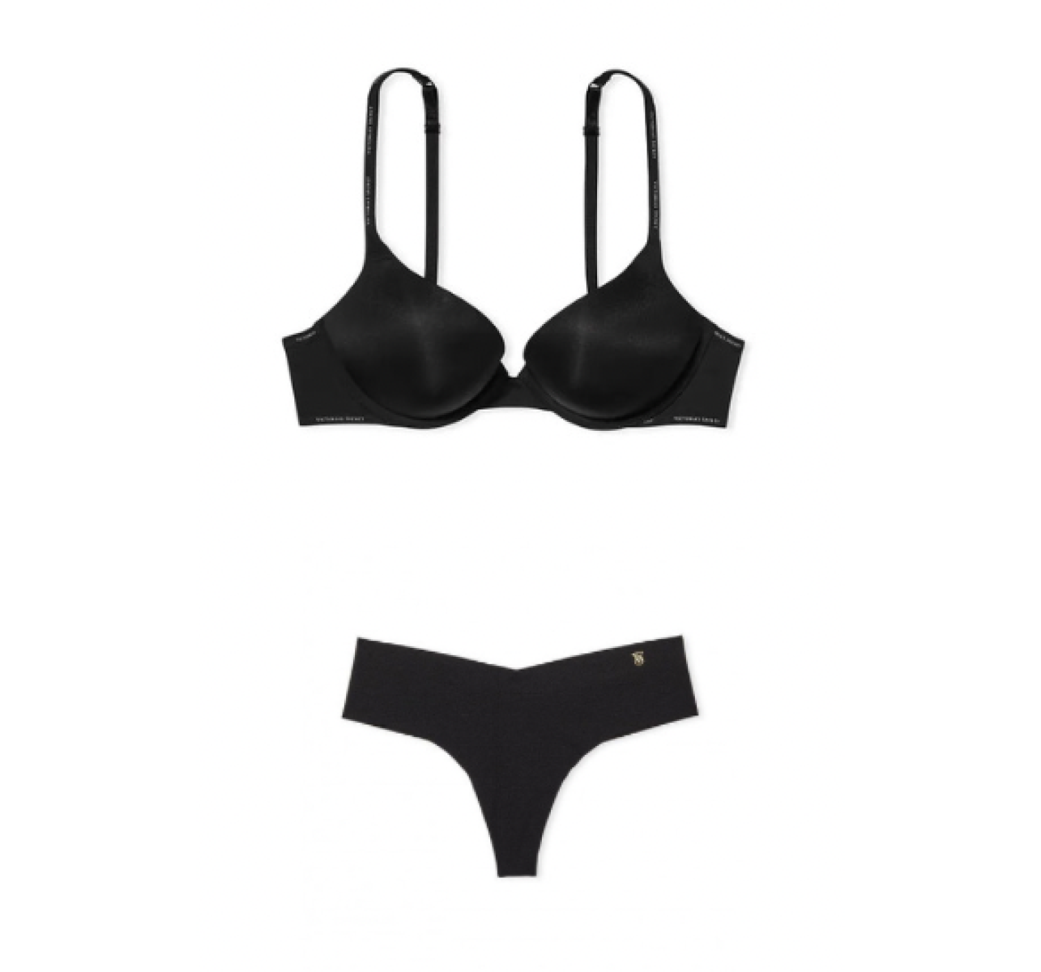 Комплект T-shirt push-up Plunge Black logo Set