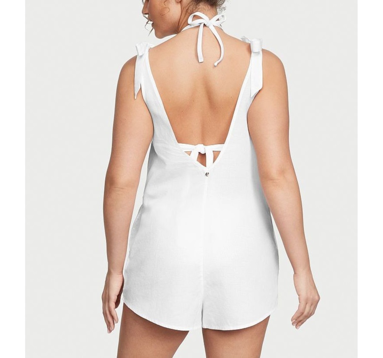 Ромпер SWIM Linen Romper Coverup White