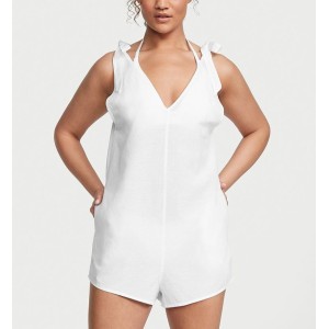 Ромпер SWIM Linen Romper Coverup White