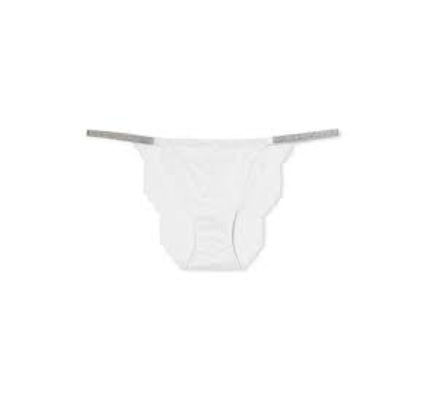 Білий комплект білизни Вікторія Сікрет Unlined Lace Shine Strap Balconette Bra set