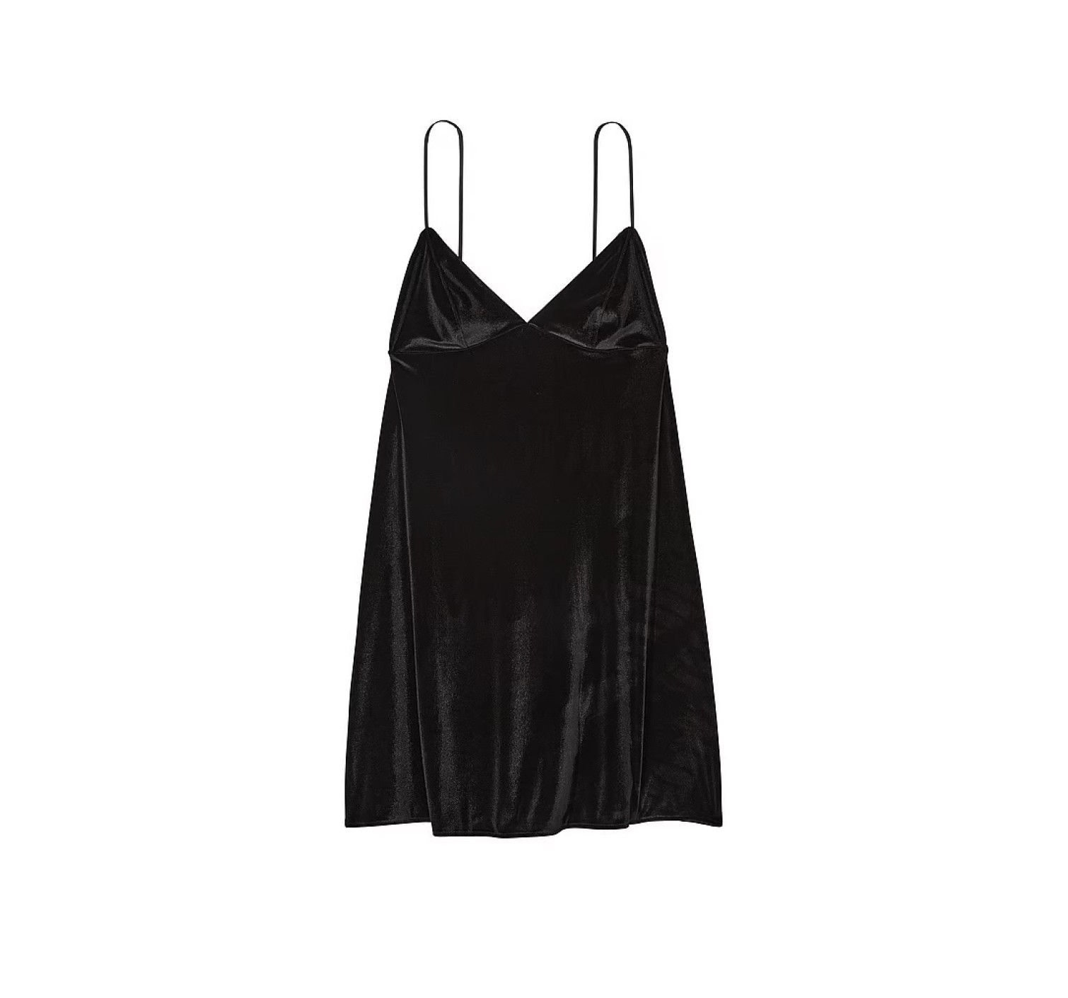 Пеньюар Velvet Slip Dress Black