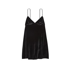 Пеньюар Velvet Slip Dress Black