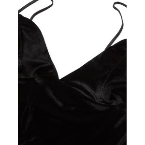 Пеньюар Velvet Slip Dress Black