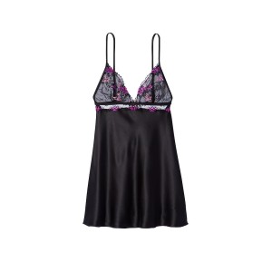 Пеньюар Floral Embroidery Satin Slip