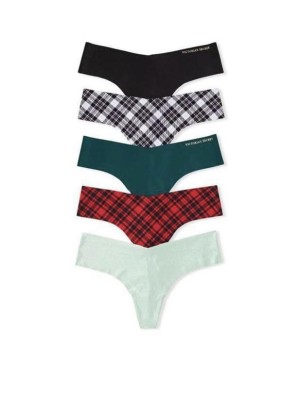 Подарунковий набір 5-Pack No-Show Thong Panties Mix