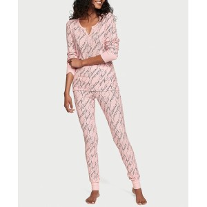 Пижама Thermal Long Pajama Set Pretty Blossom Vs Script