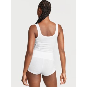 Пижама Ribbed Cami & Short Set white